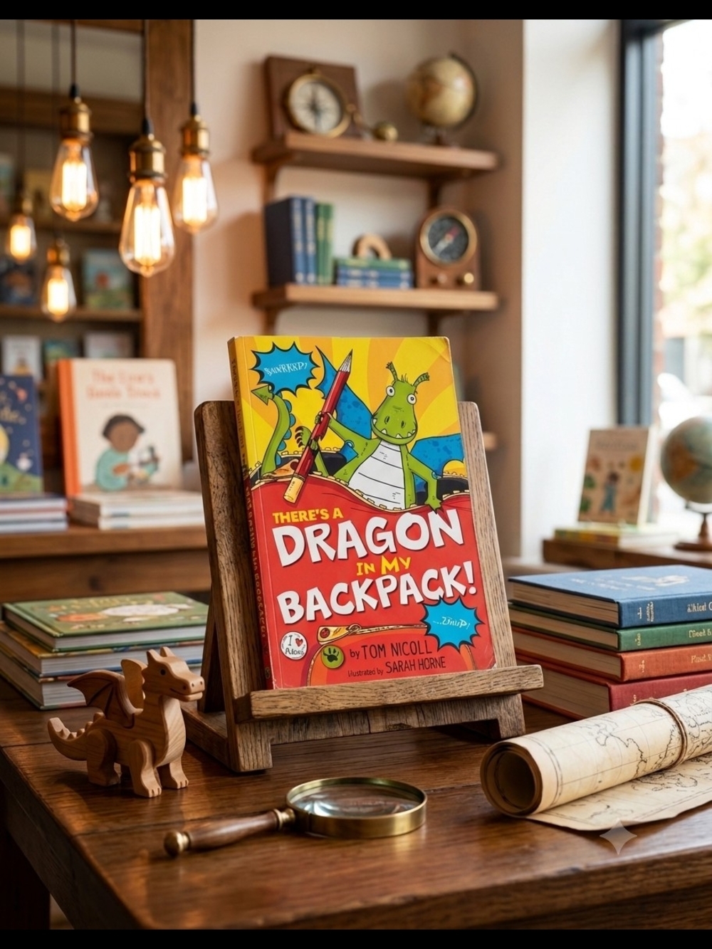 There's A Dragon In My Backpack By Tom Nicoll